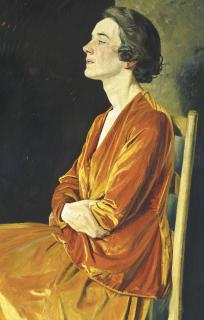 Sir William Rothenstein - Portrait of Gladys Calthrop