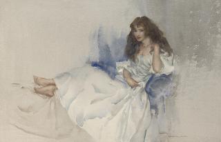 Sir William Russell Flint, R.A., P.R.W.S., R.S.W. - Deirdre