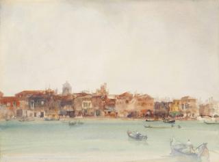 Sir William Russell Flint, R.A., P.R.W.S., R.S.W. - Lesser Venice