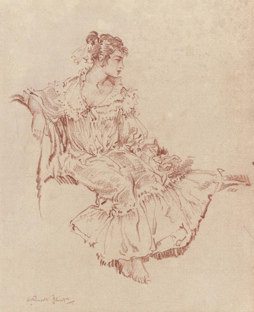 Sir William Russell Flint, R.A., P.R.W.S., R.W.S. - The End Of The Operetta