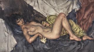 Sir William Russell Flint, R.A., P.R.W.S. - Cecilia