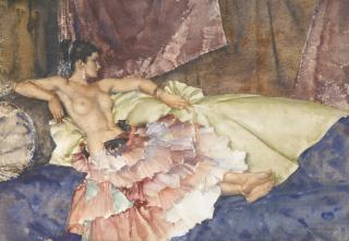 Sir William Russell Flint, R.A., P.R.W.S. - Olearia