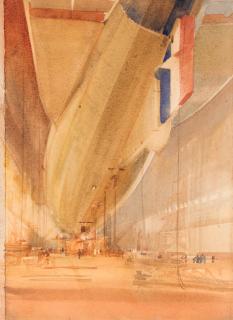 Sir William Russell Flint, R.A. - Airship