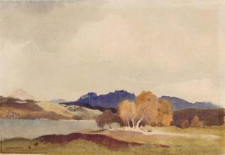 Sir William Russell Flint, R.A. - River landscape
