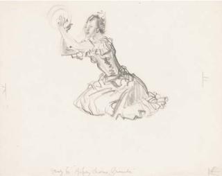 Sir William Russell Flint, R.A. - Study for \