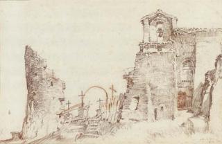 Sir William Russell Flint, R.A. - The Old Castle