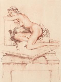 Sir William Russell Flint, RA, PRWS - Miss Zuleika Transport