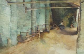 Sir William Russell Flint RA Prws - Ruth and Monica