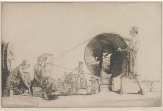 Sir William Russell Flint RA - Aragonese String-makers (Gardner & Clark 40)
