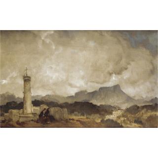 Sir William Russell Flint - Distant Festivities