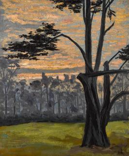 Sir Winston Churchill, HON. R.A. - Sunset Near Roehampton