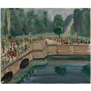 Sir Winston Churchill, K.G., O.M., F.R.S., HON. R.A. - A Village Fete, St Georges-Motel