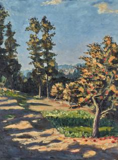 Sir Winston Churchill, K.G., O.M., F.R.S., HON. R.A. - Landscape With Two Trees