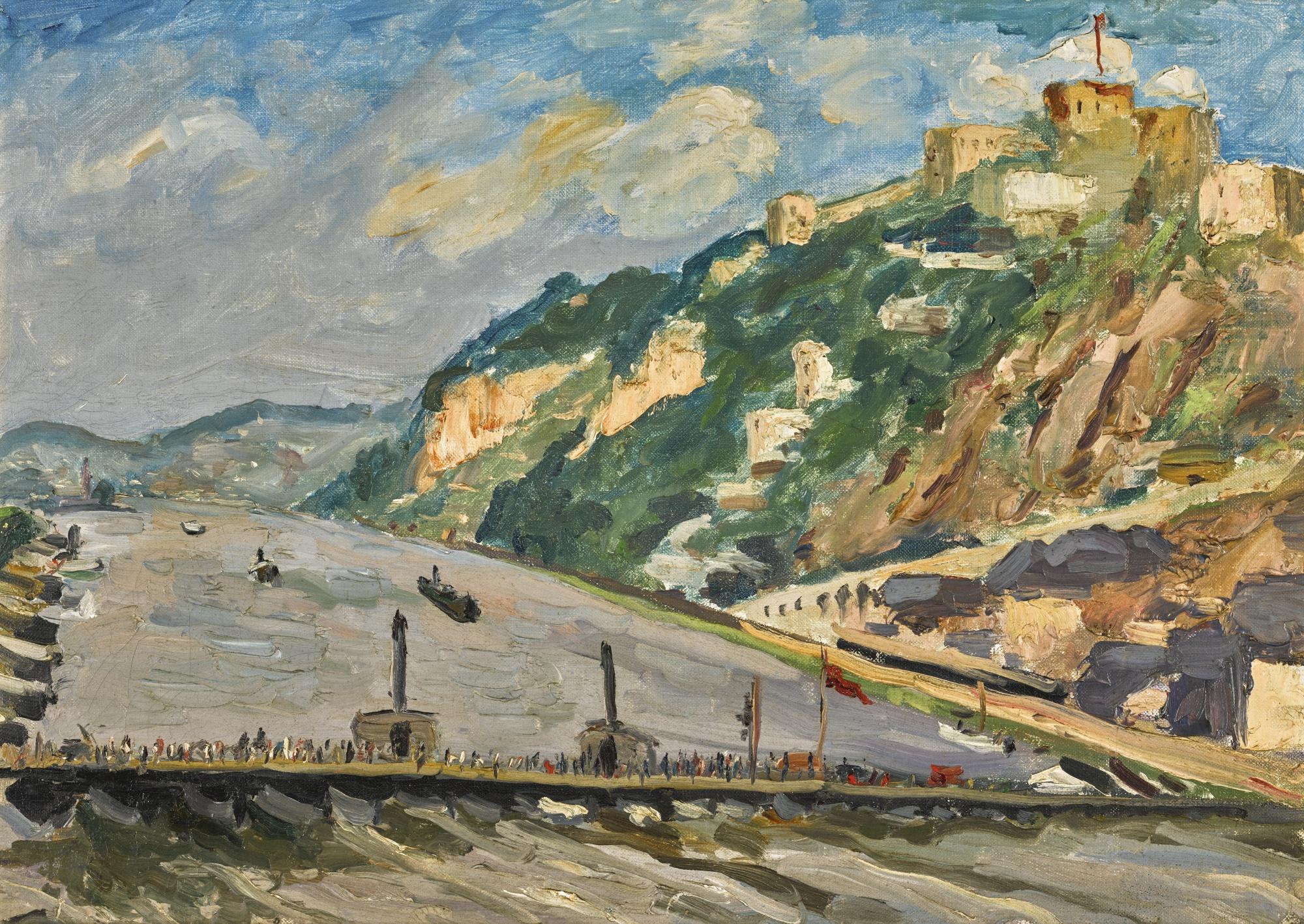 Sir Winston Churchill, K.G., O.M., F.R.S., Hon. R.A. - On The Rhine 