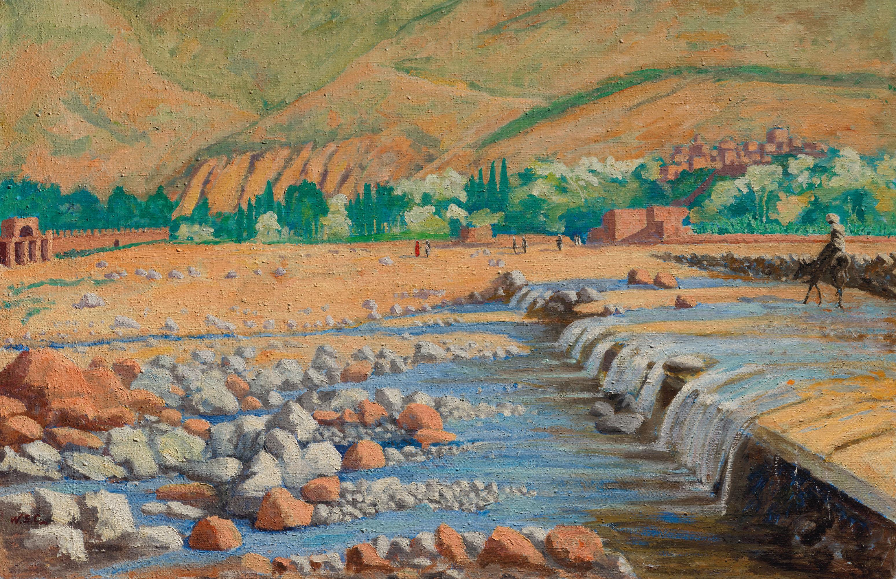 Sir Winston Churchill, O.M., R.A. - Scene At Marrakech