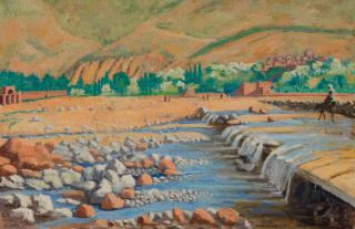 Sir Winston Churchill, O.M., R.A. - Scene At Marrakech