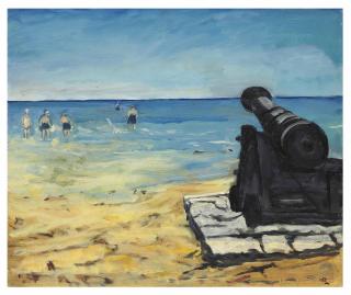 Sir Winston Churchill, O.M., R.A. - The Beach at Walmer