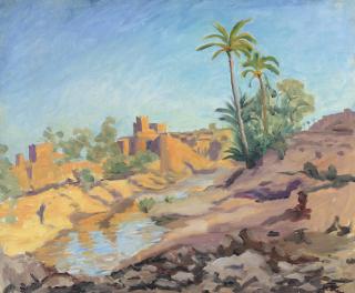 Sir Winston Churchill, O.M., R.A. - Valley of the Ourika, near Marrakech