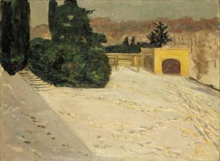 Sir Winston Spencer Churchill, O.M., Hon. R.A. - Snow at Chartwell, Kent
