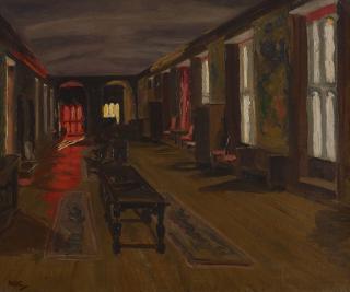 Sir Winston Spencer Churchill - Interior, The Long Gallery At Sutton Place