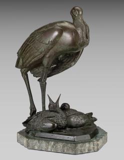 Sirio Tofanari - Cicogna con piccoli