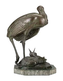 Sirio Tofanari - Cicogna con piccoli