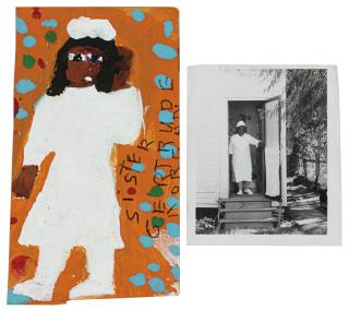 Sister Gertrude Morgan - Walking Self Portrait