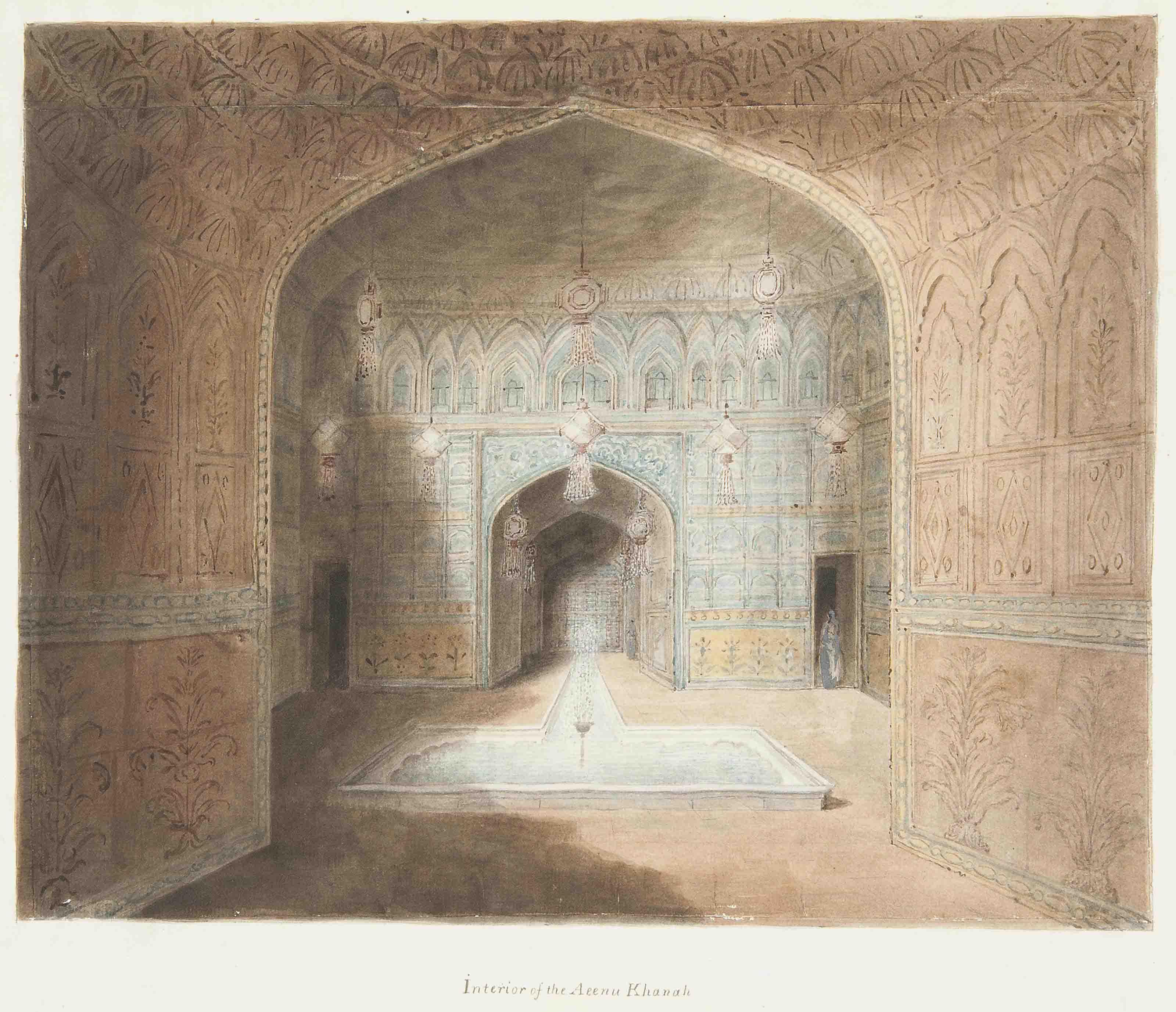 Sita Ram - Interior of the Aeenu Khanah