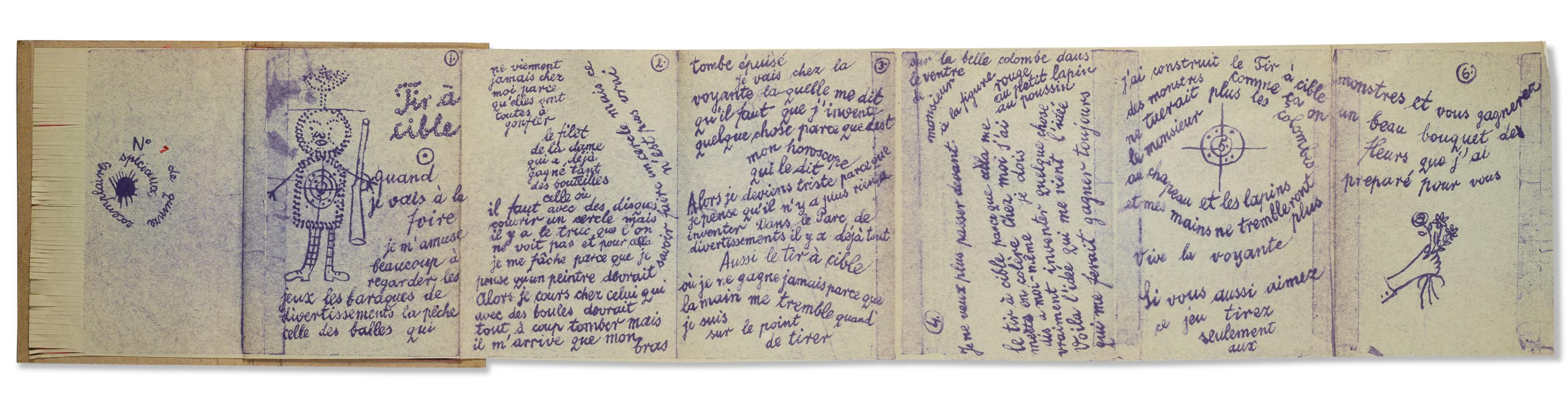 Slavko Kopac - Pour 12 Poèmes D\'Éluard. 11 Pastels. Manuscrit Autographe De Paul Éluard Et Maquette Illustrée De Pastels Originaux De Jean Fautrier