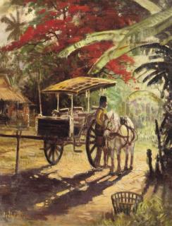 Soedjono Abdullah - Resting horse carriage