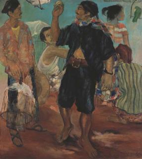 Soetopo - Penjual burung I (Bird seller I)