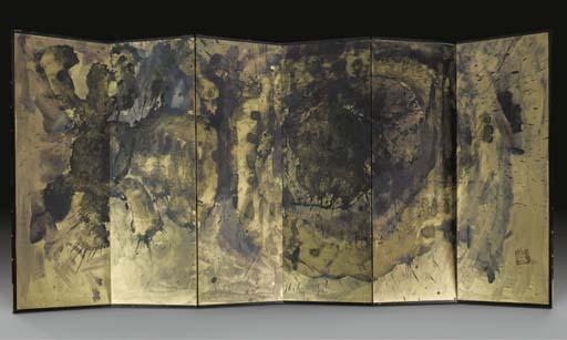 Sofu Teshigahara - Nichirin - a six leaf folding screen