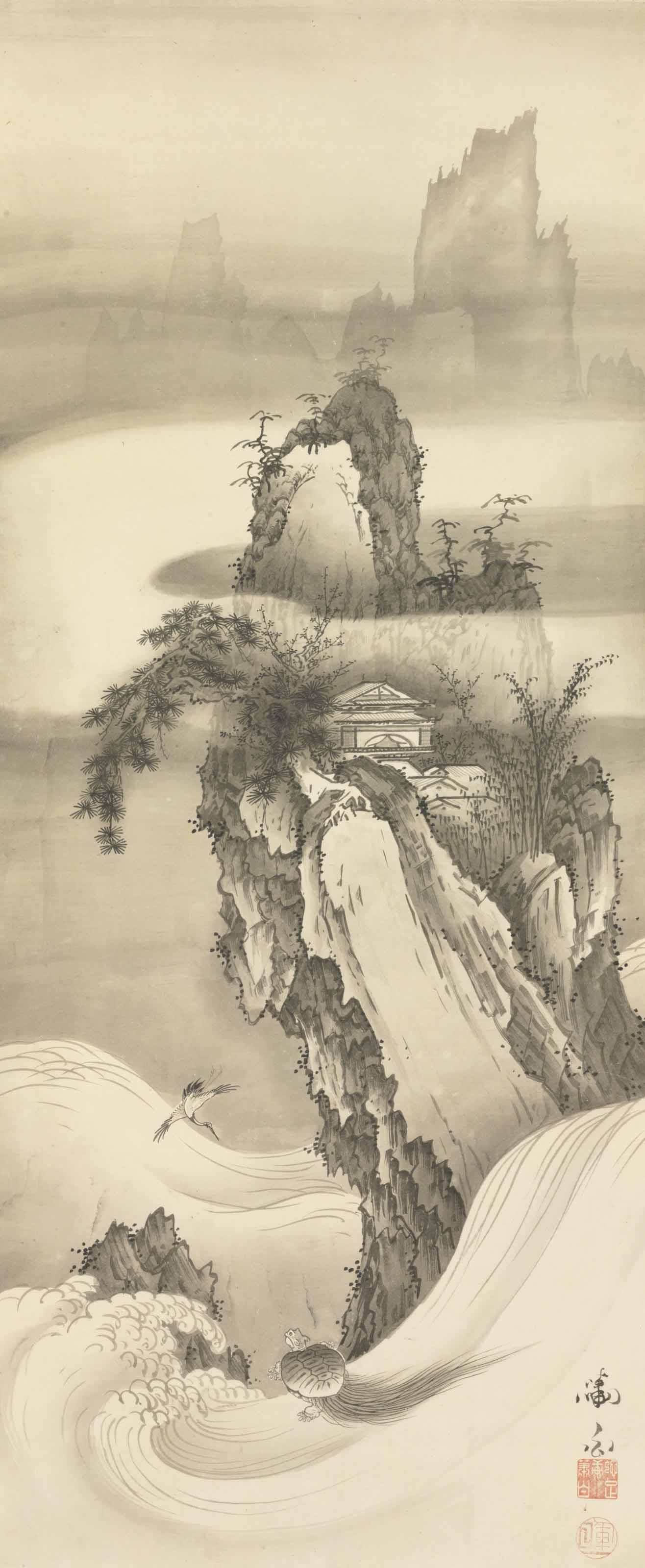 Soga Shohaku - Mount Horai