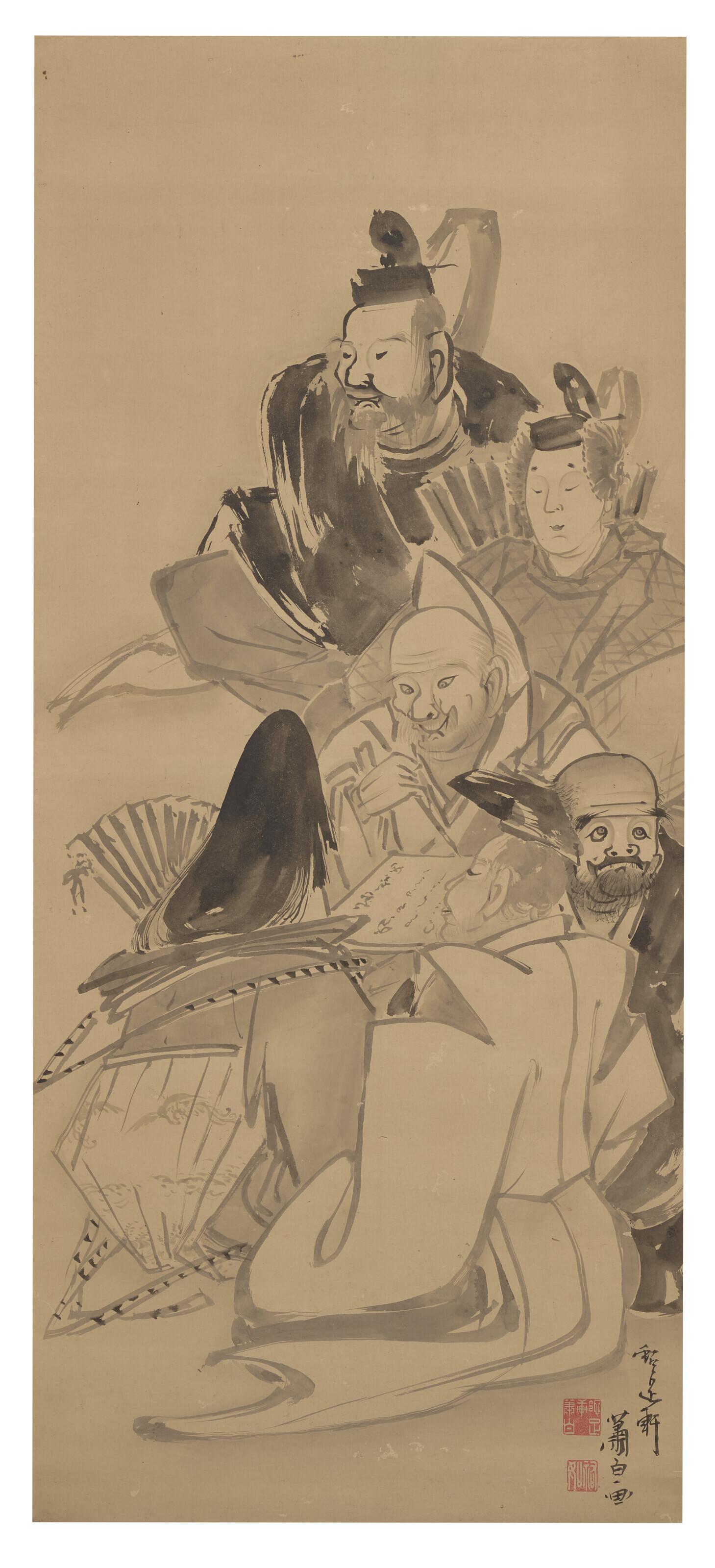 Soga Shohaku - Six Immortals of Poetry (Rokkasen)