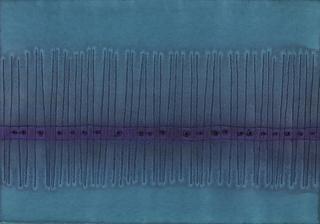 Sohan Qadri - Untitled (Blue And Purple)