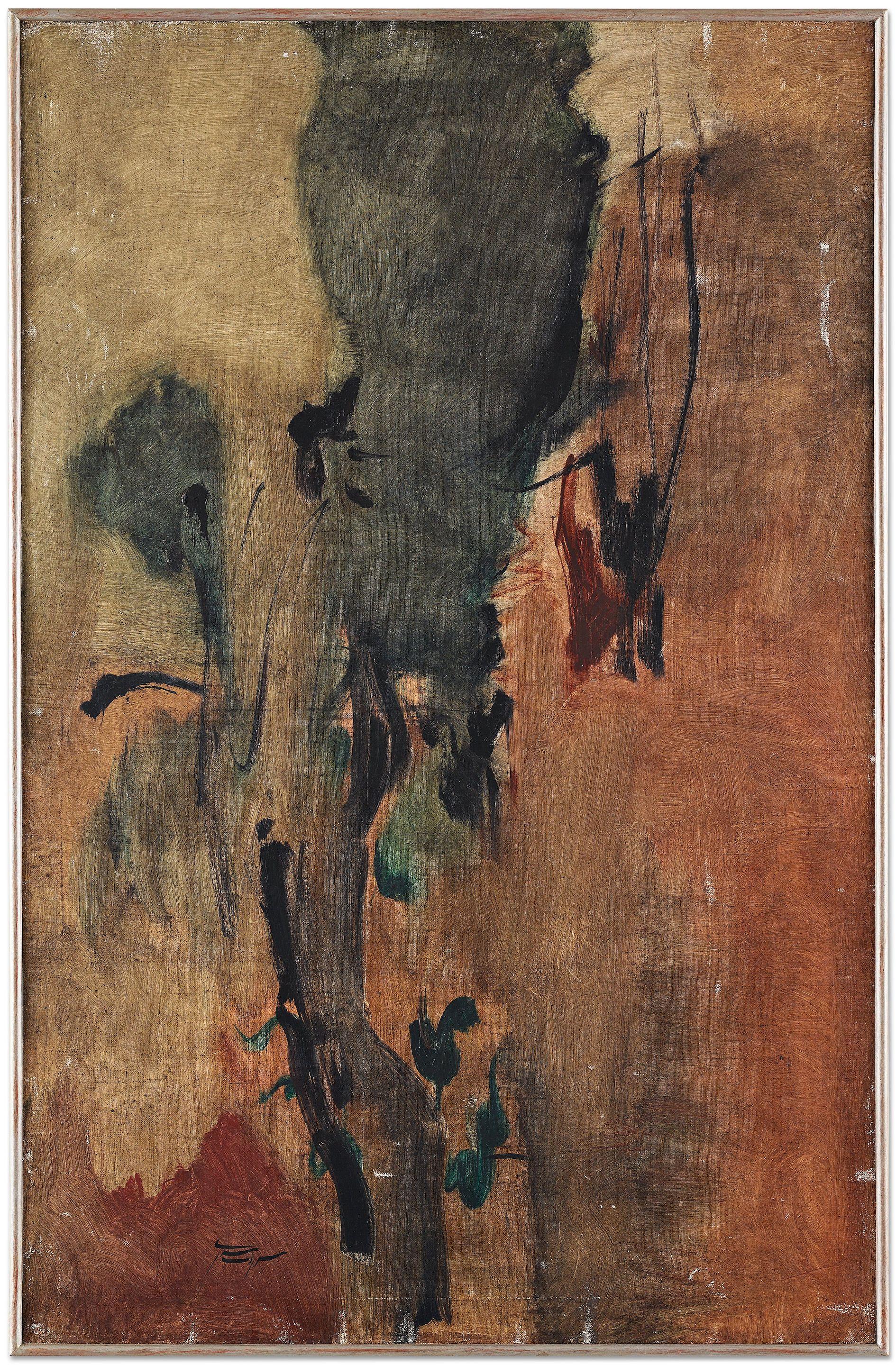 Sohrab Sepehri - Untitled (From the Abstract Tree Series)