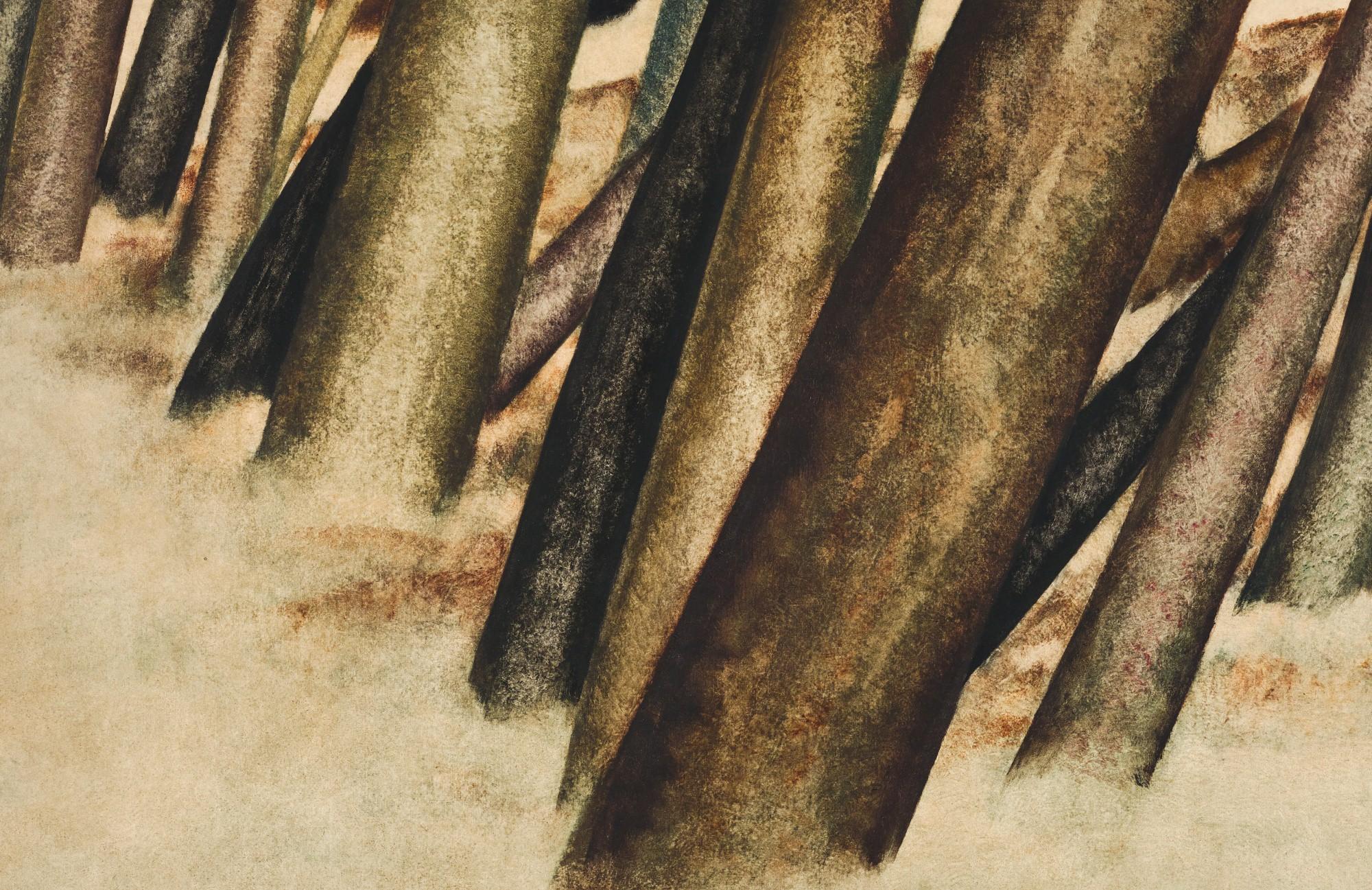 Sohrab Sepehri - Untitled (From The Tree Trunks Series)