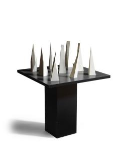 Sol Lewitt - 9 Pyramids on a 9-part Grid, 1991