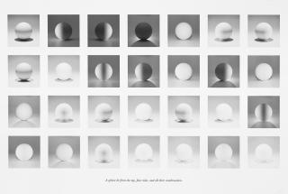 Sol Lewitt - A Sphere Lit From The Top, Four Sides And All Their Combinations