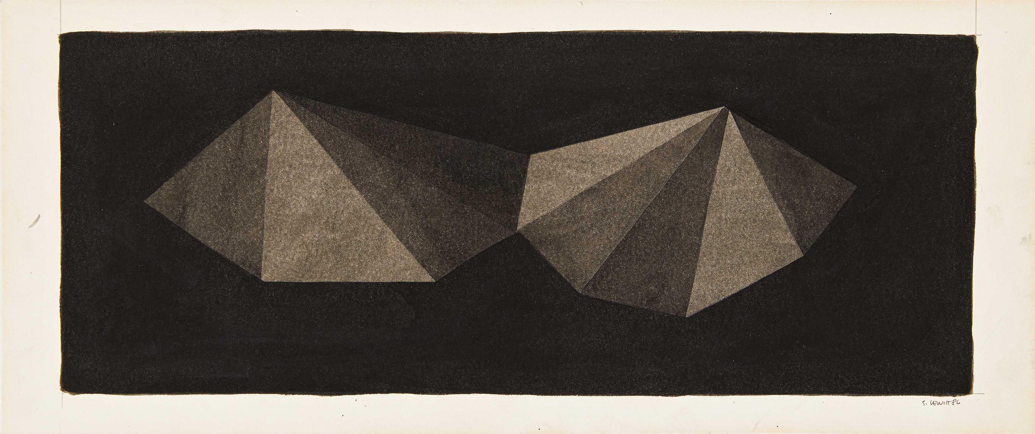 Sol LeWitt - Asymmetrical Pyramids.