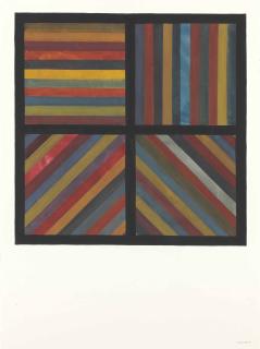 Sol Lewitt - Bands of Color in 4 Directions