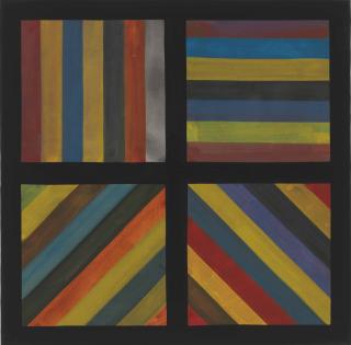 Sol Lewitt - Bands Of Color In Four Directions