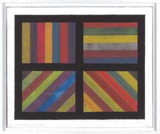 Sol LeWitt - Bands of Color In Four Directions
