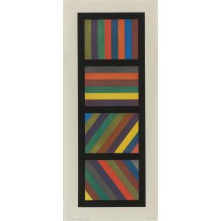 Sol LeWitt - Bands Of Lines In Four Directions (Vertical)