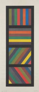 Sol Lewitt - Bands of Lines in Four Directions (Vertical)
