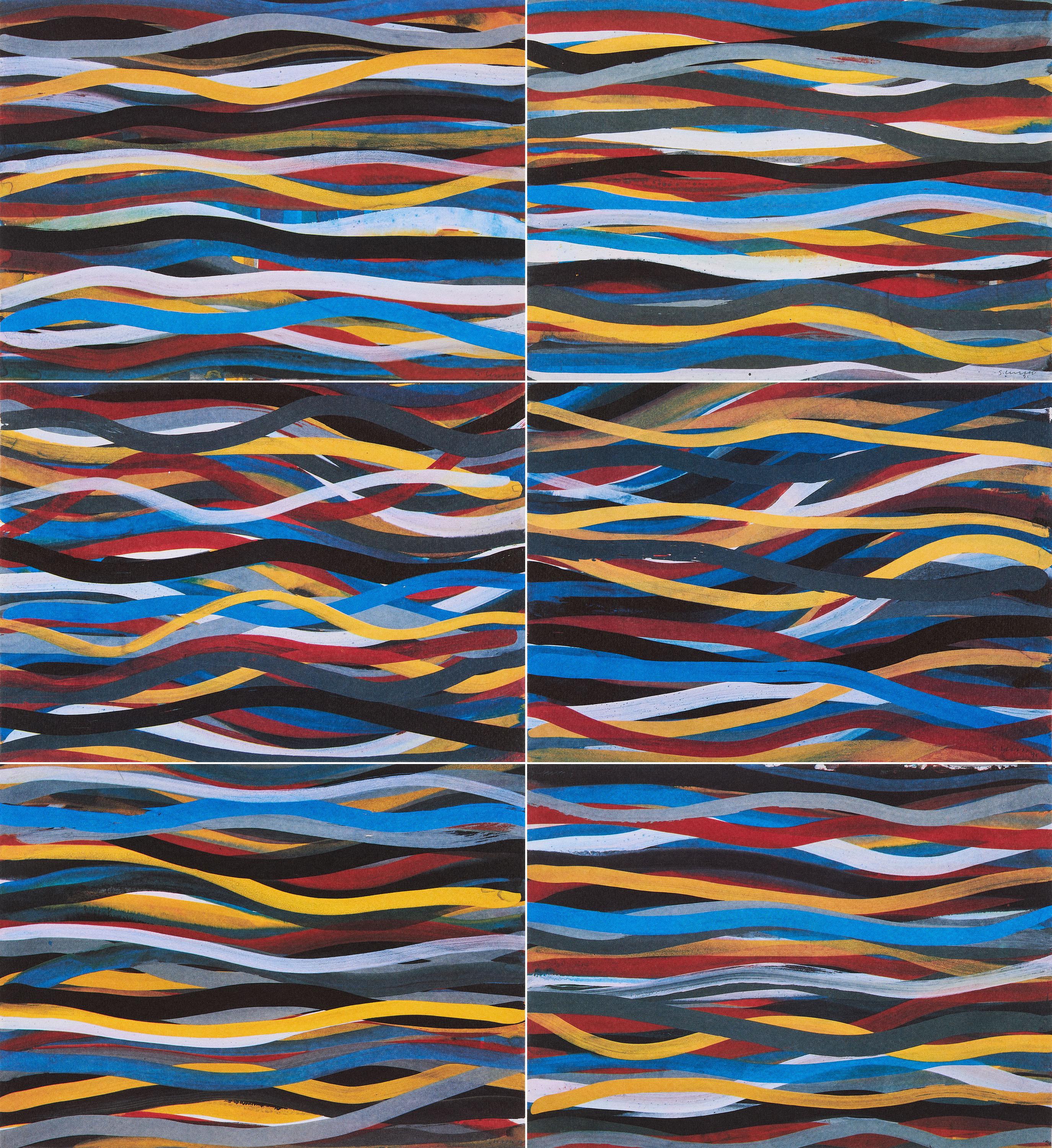 Sol LeWitt - Brushstrokes. Horizontal and Vertical.
