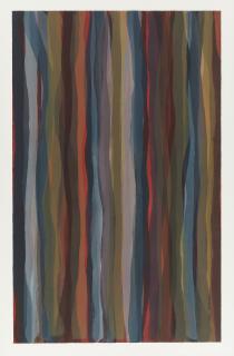 Sol Lewitt - Brushstrokes In Different Colors In Two Directions: Two Plates