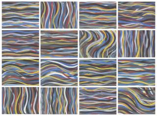 Sol Lewitt - Brushtrokes: Horizontal and Vertical