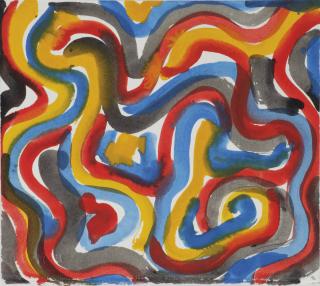 Sol Lewitt - Curvy Brushstrokes