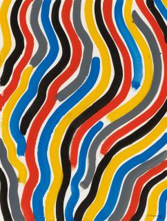 Sol LeWitt - Curvy Brushstrokes